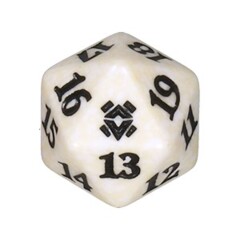 Zendikar Rising: D20 Die (White)